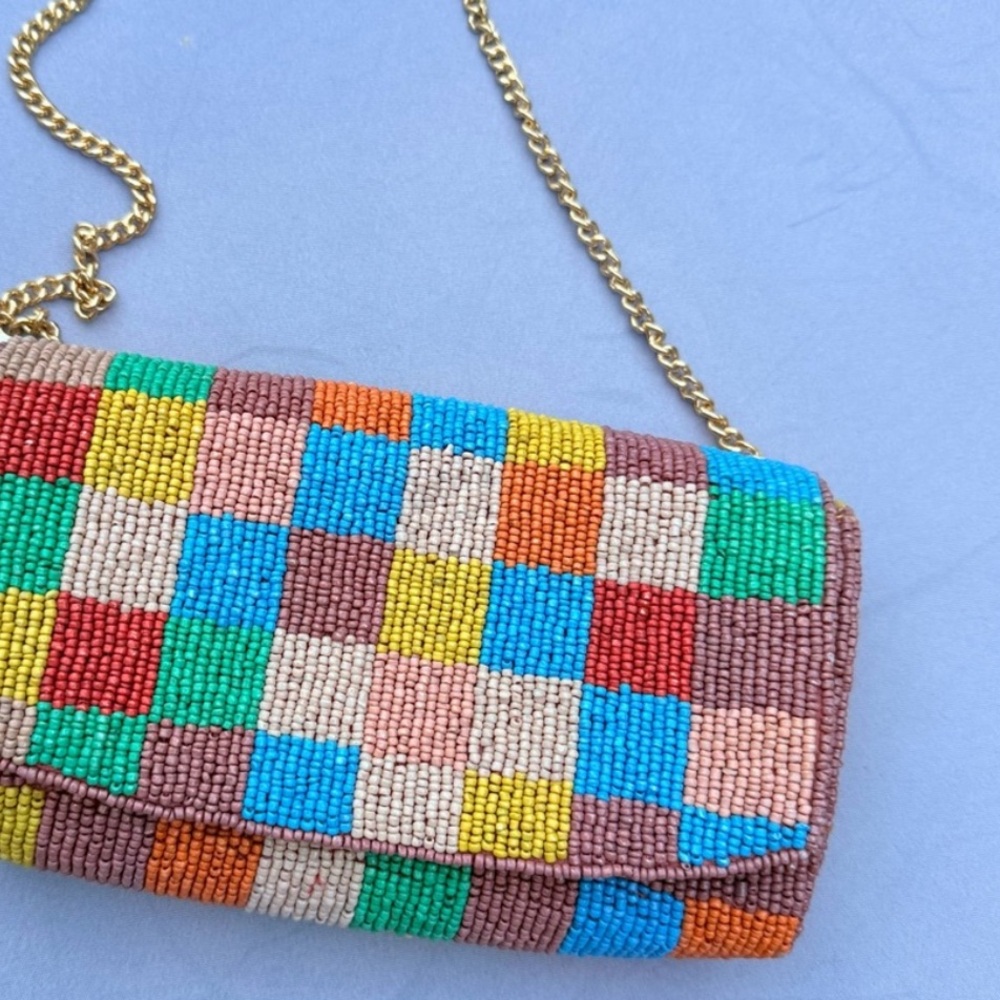 Anthropologie Beaded Clutch